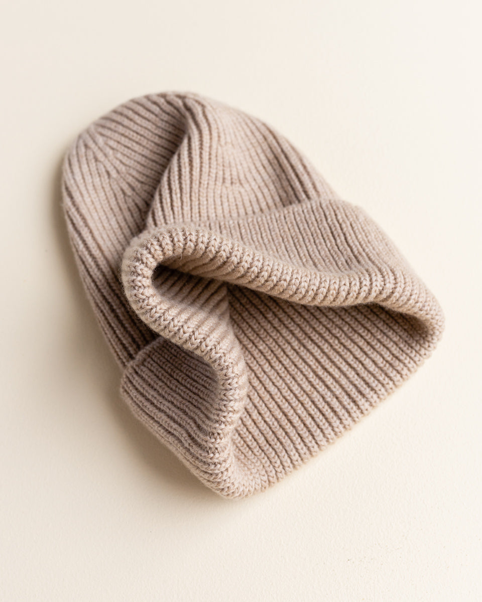 całoroczna czapka merino Fonzie Beanie Hvid BEBE Concept 