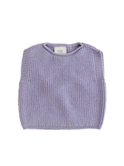 Kamizelka merino dla niemowląt Harvey vest Hvid BEBE Concept 