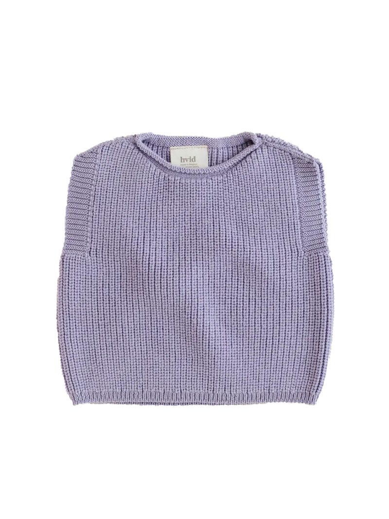 Kamizelka merino dla niemowląt Harvey vest Hvid BEBE Concept 