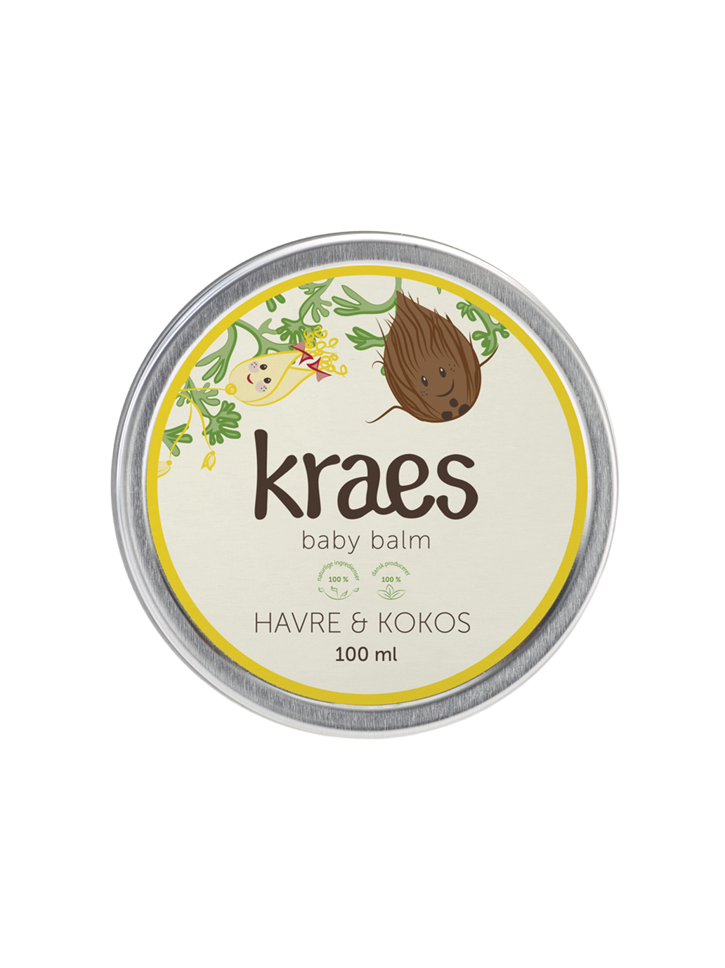 Naturalny wielofunkcyjny Baby Balm Owies &amp; Kokos Kraes BEBE Concept 