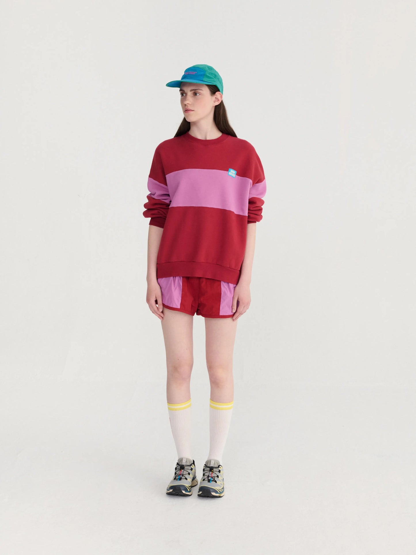 Color block relaxed sweatshirt Bobo Choses BEBE Concept 