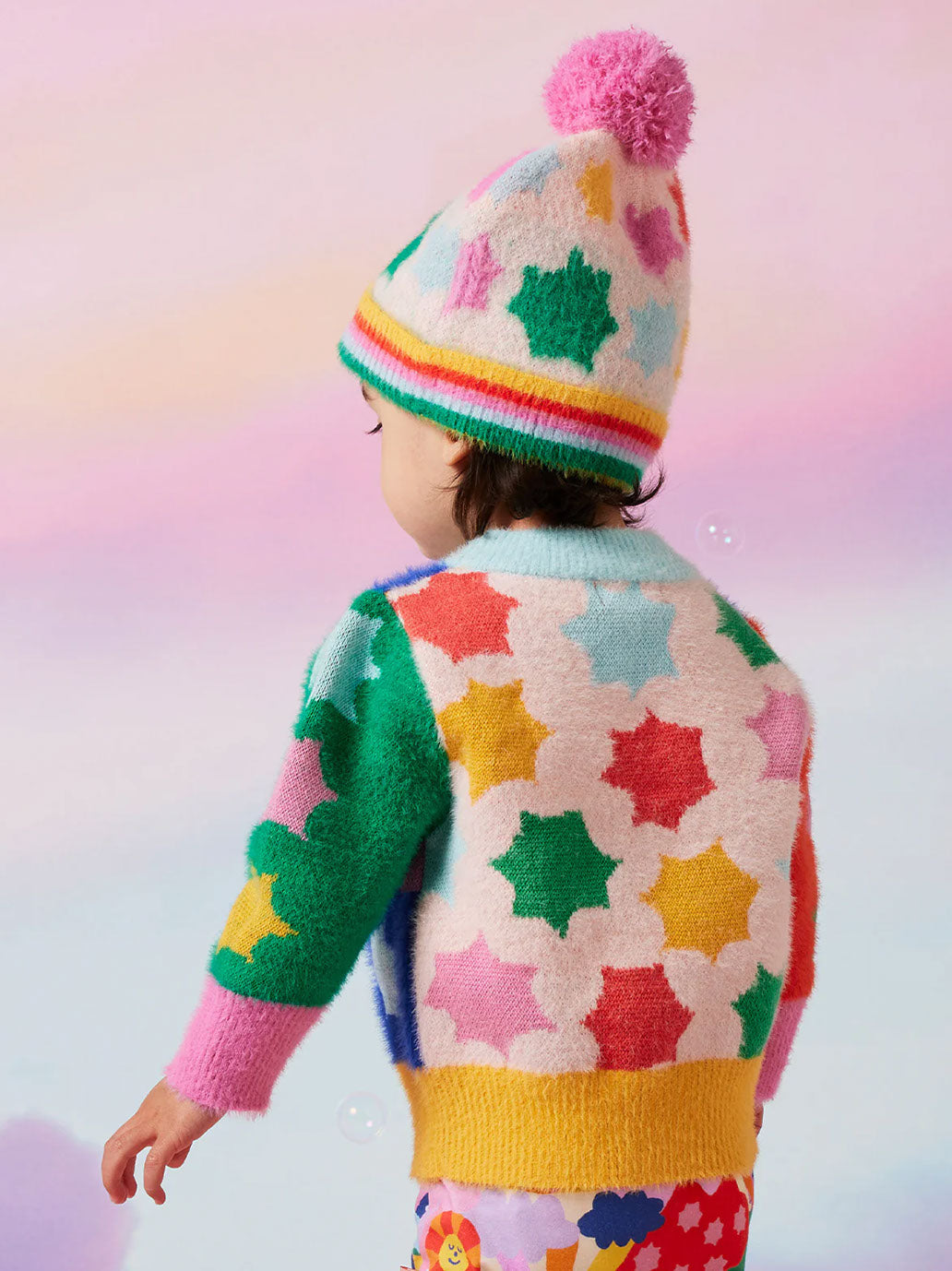 Sweter z kolorowym wzorem Halcyon Nights BEBE Concept 