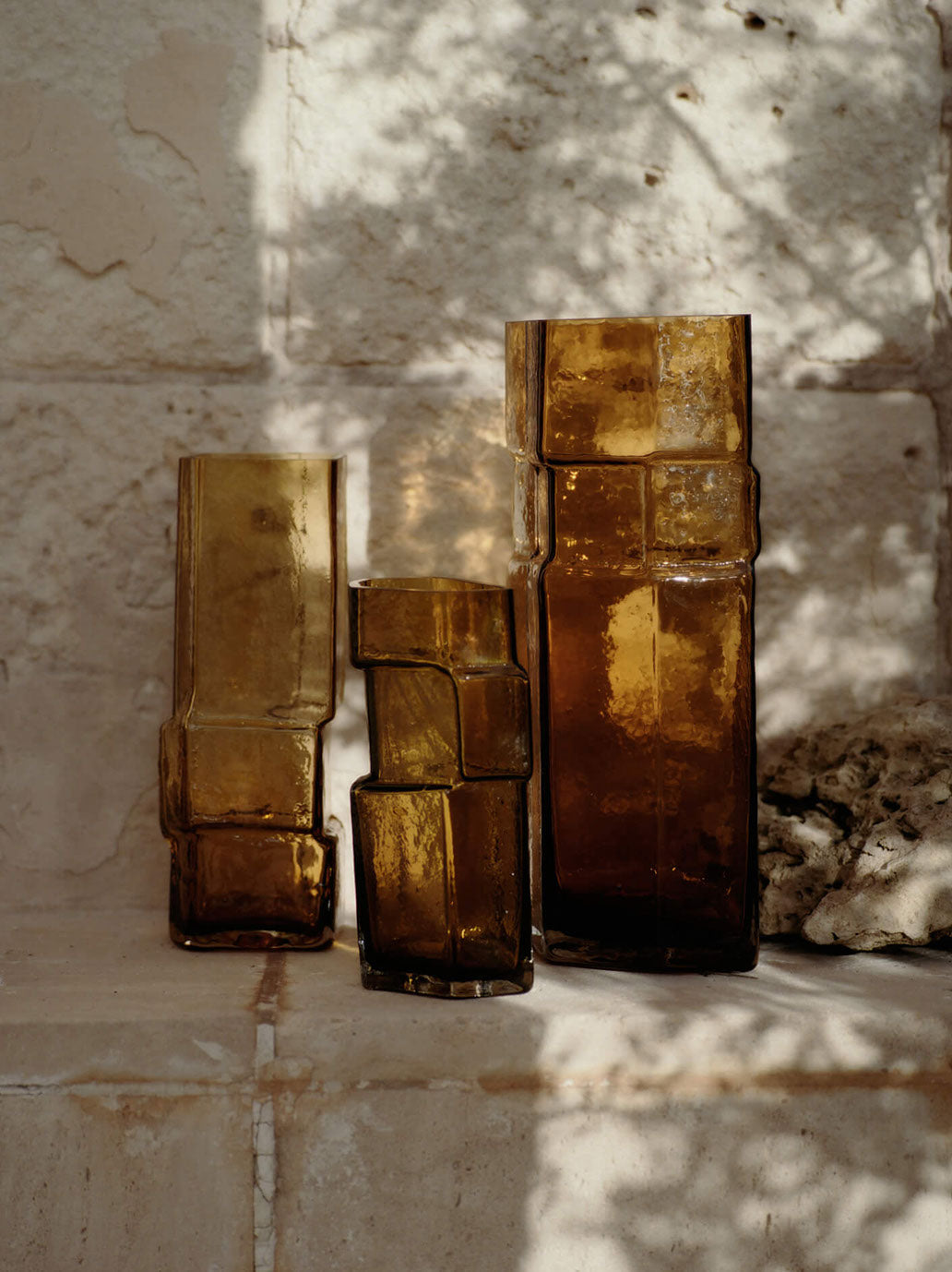 Szklany wazon Muro Vase Large Ferm Living BEBE Concept 