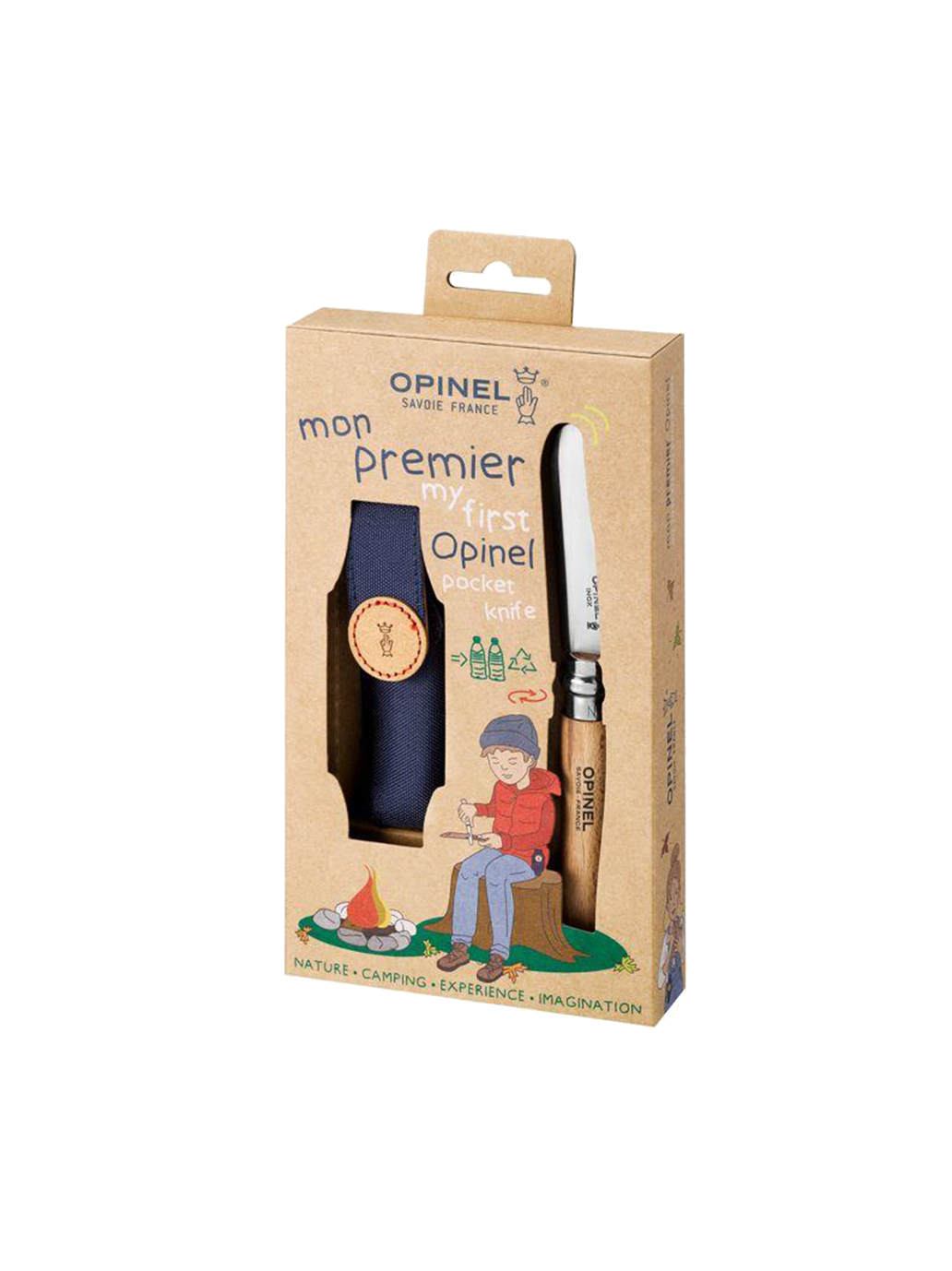 Nóż kieszonkowy z pokrowcem My First Opinel Opinel BEBE Concept 