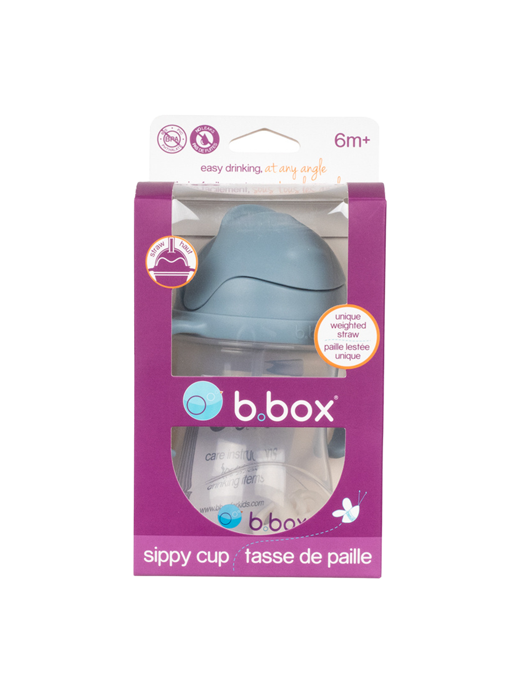 Bidon niekapek z rurką B.Box BEBE Concept 