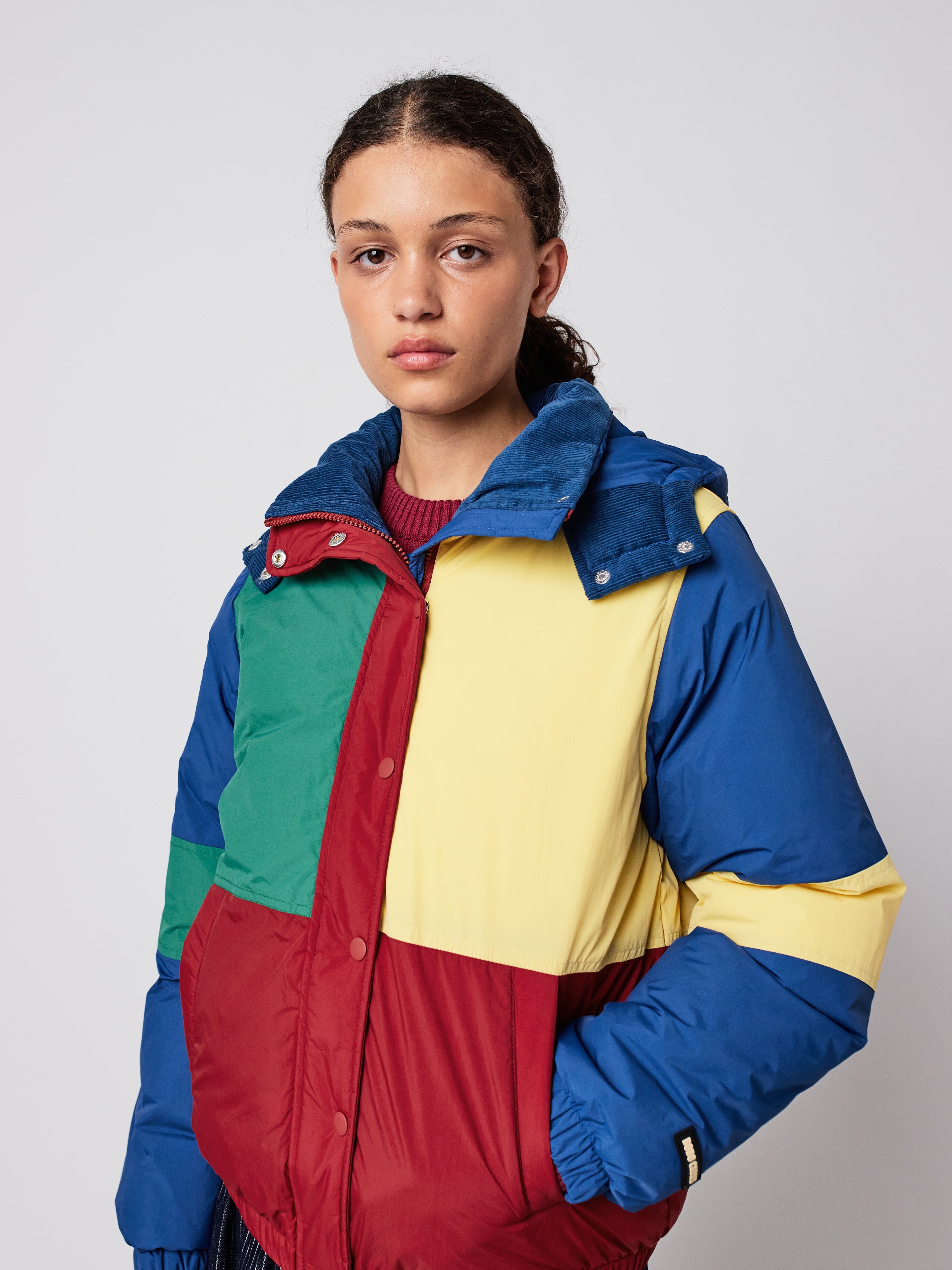 Color block padded puffer Bobo Choses BEBE Concept 
