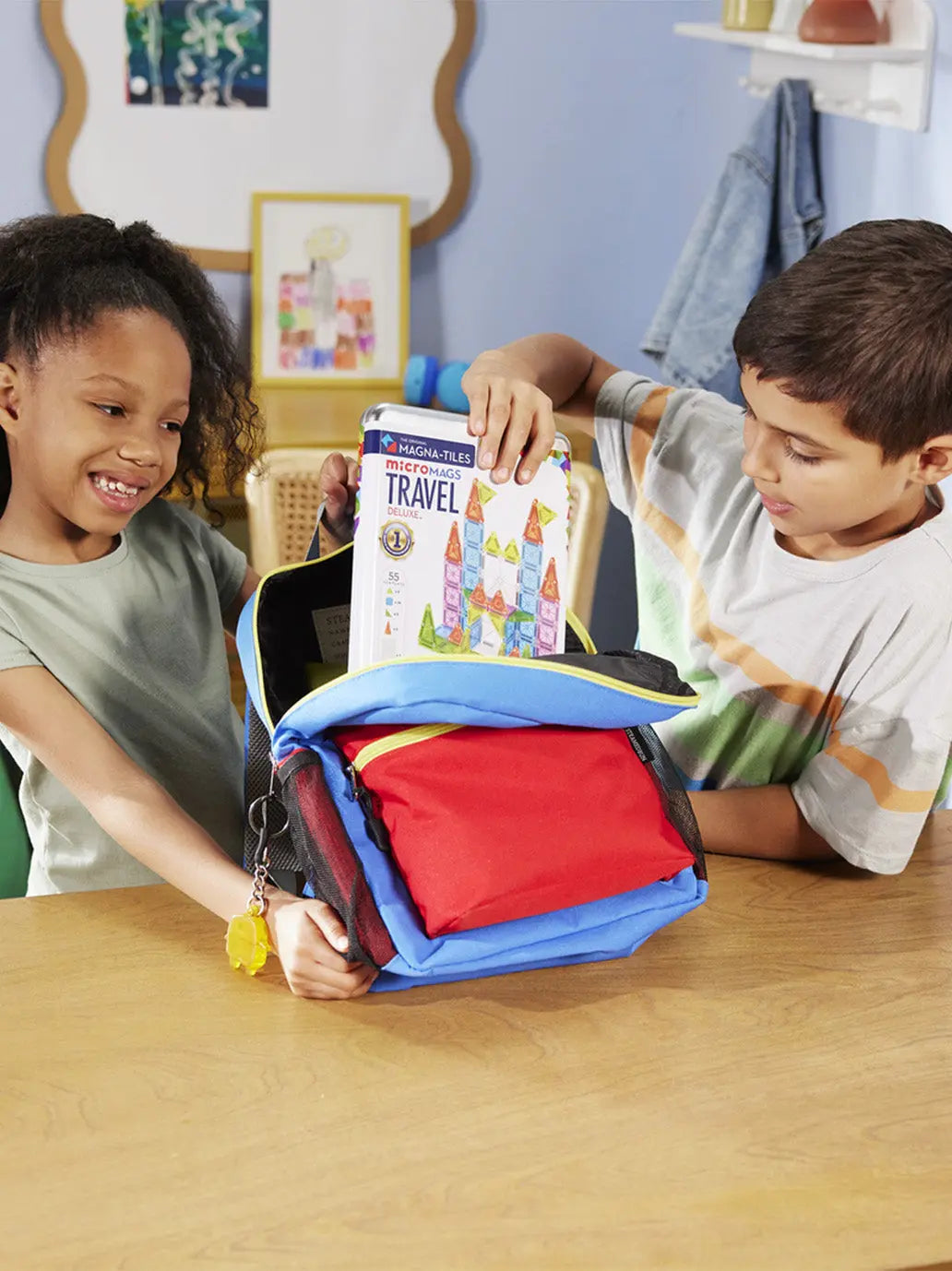 Klocki magnetyczne Travel microMAGS Magna-Tiles BEBE Concept 