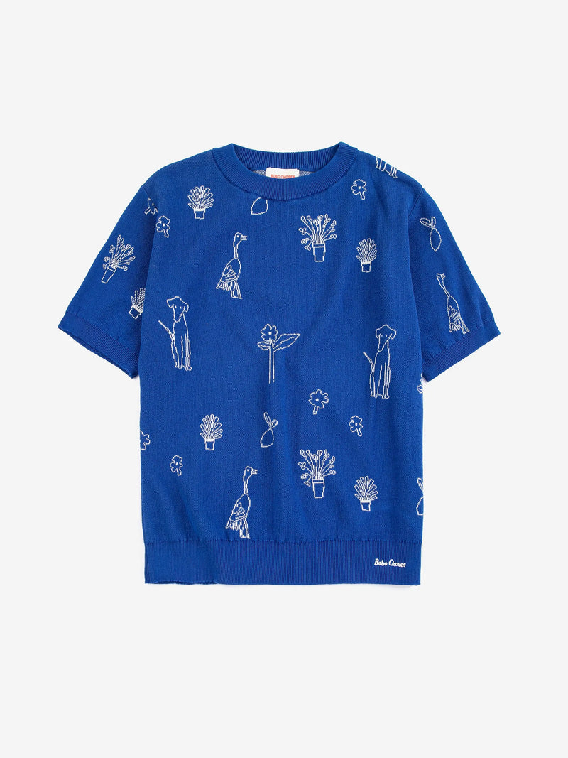 Summer trip jacquard cotton jumper Bobo Choses BEBE Concept 