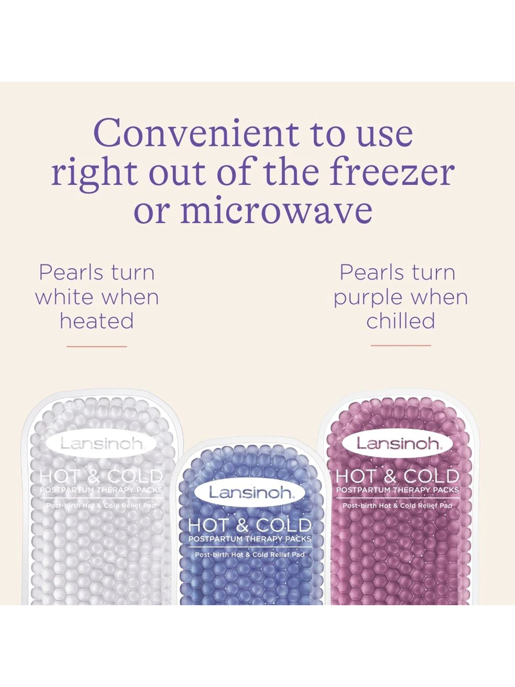 Poporodowa wkładka żelowa Cold Warm Relief Pad Lansinoh BEBE Concept 