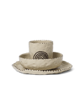 Ceramiczny zestaw obiadowy Naive Ferm Living BEBE Concept 