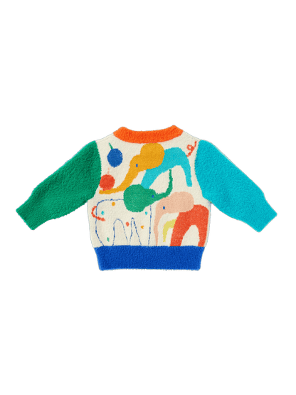 Sweter z kolorowym wzorem Happy Herd Halcyon Nights BEBE Concept 