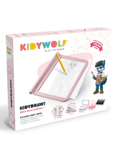 Podświetlany tablet do nauki rysowania mody Kidywolf BEBE Concept 