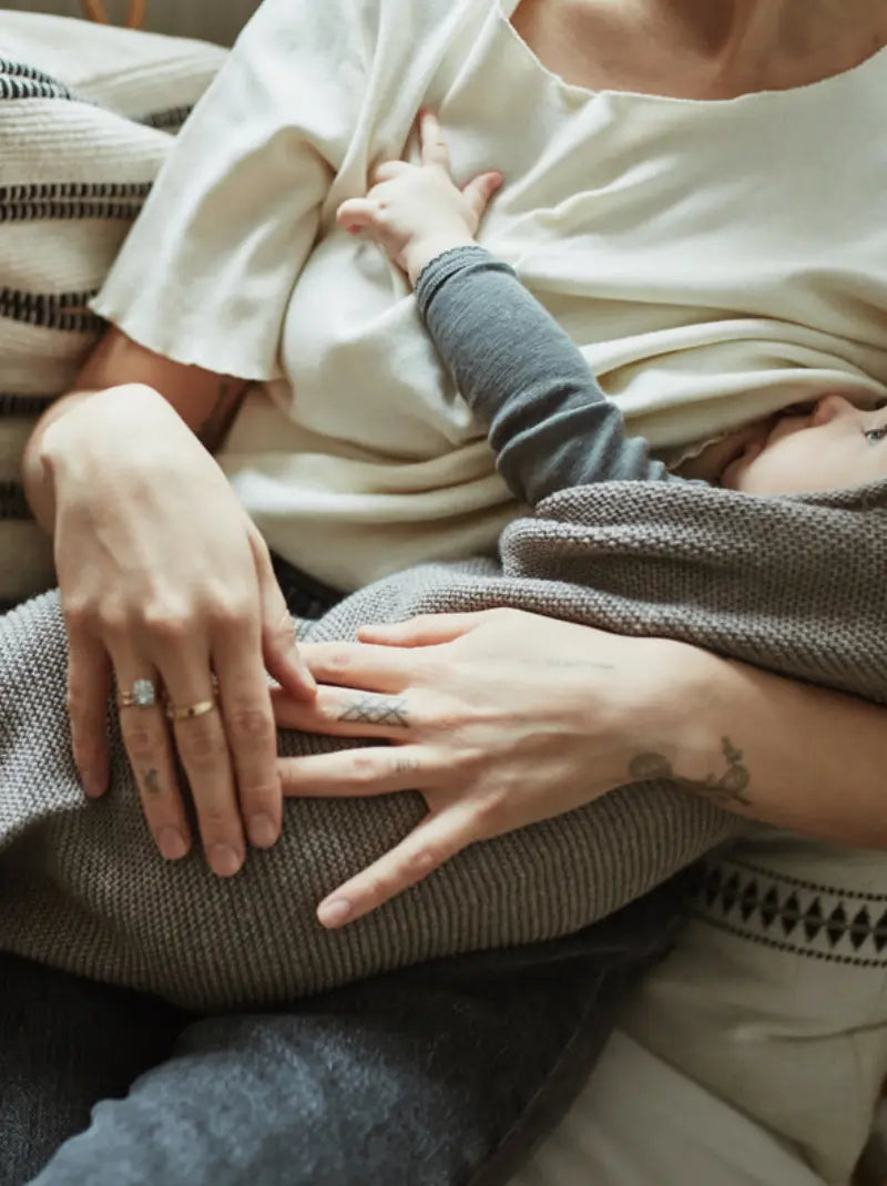 Kokon niemowlęcy z wełny merino Hvid BEBE Concept 