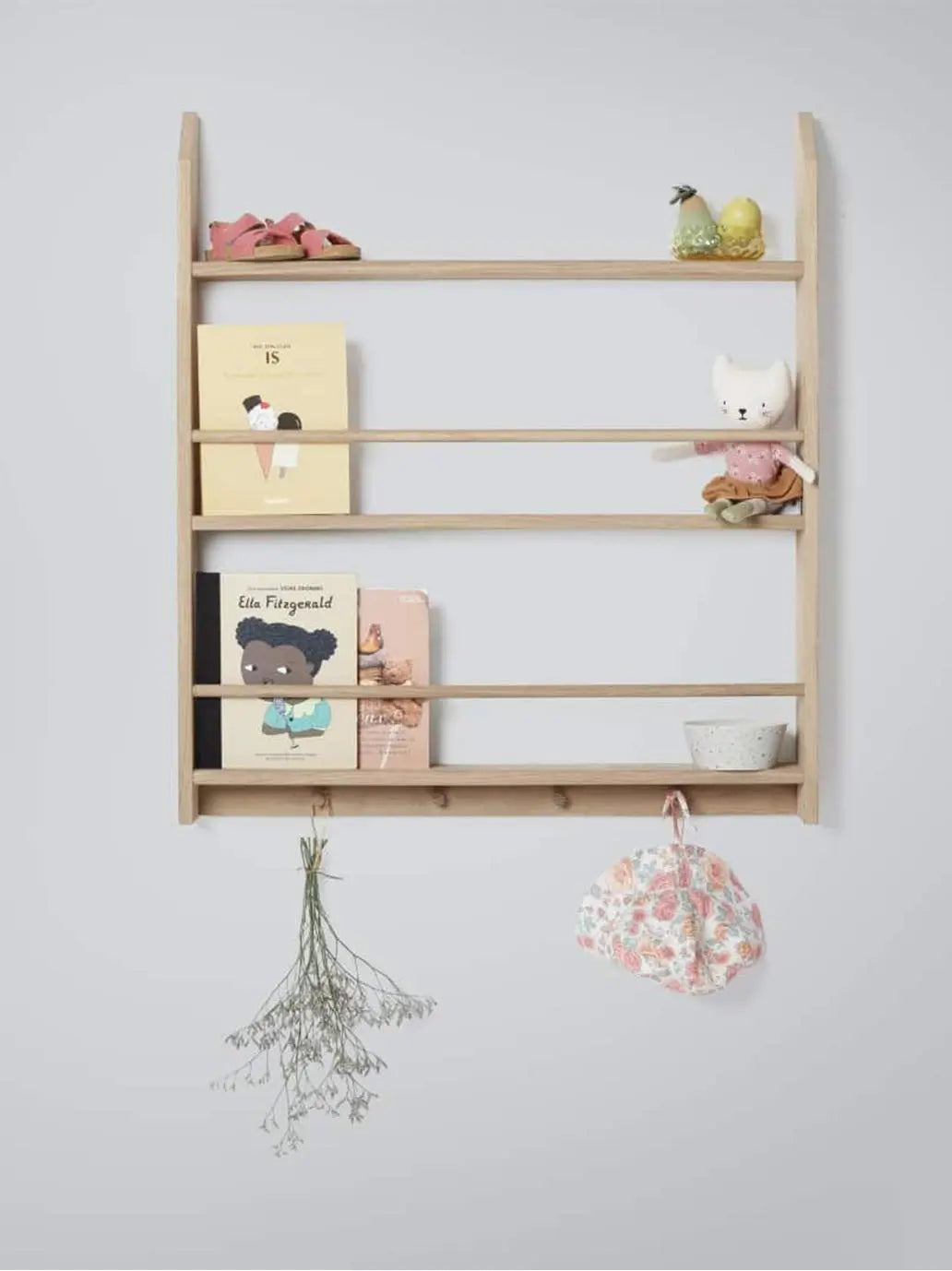 OUTLET Drewniana półka Eli Plate Shelf Kas Kopenhagen BEBE Concept 