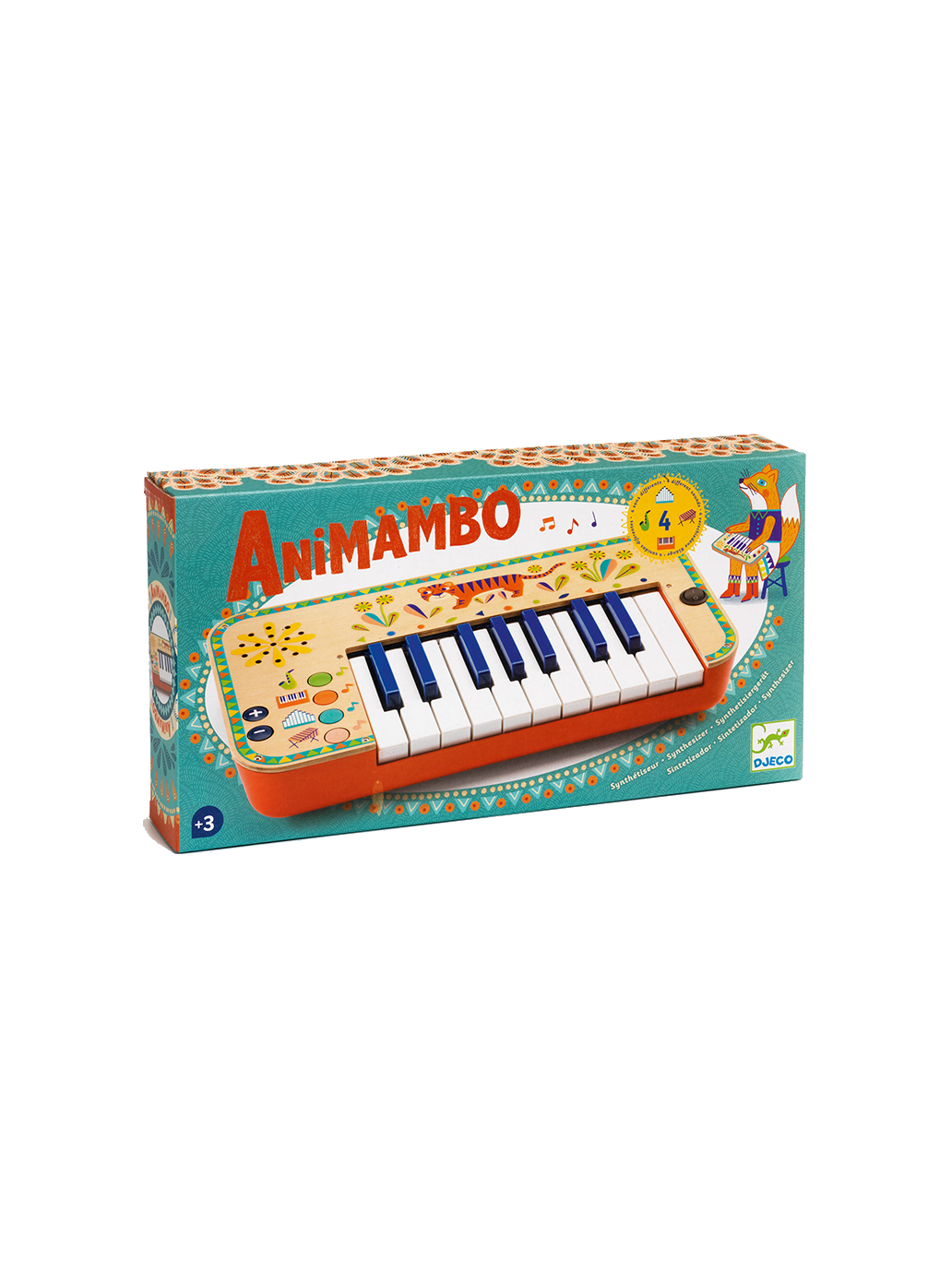 drewniane pianinko syntezator Djeco BEBE Concept 