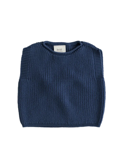Kamizelka merino dla niemowląt Harvey vest Hvid BEBE Concept 