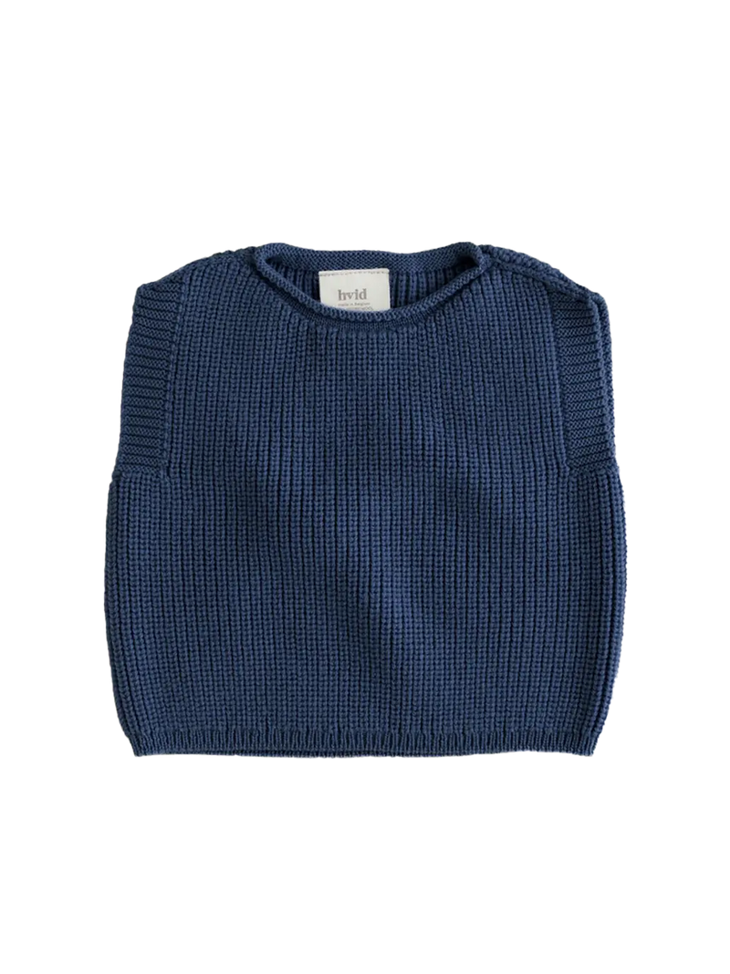 Kamizelka merino dla niemowląt Harvey vest Hvid BEBE Concept 