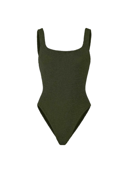 Jednoczęściowy kostium kąpielowy Square Neck Hunza G BEBE Concept 