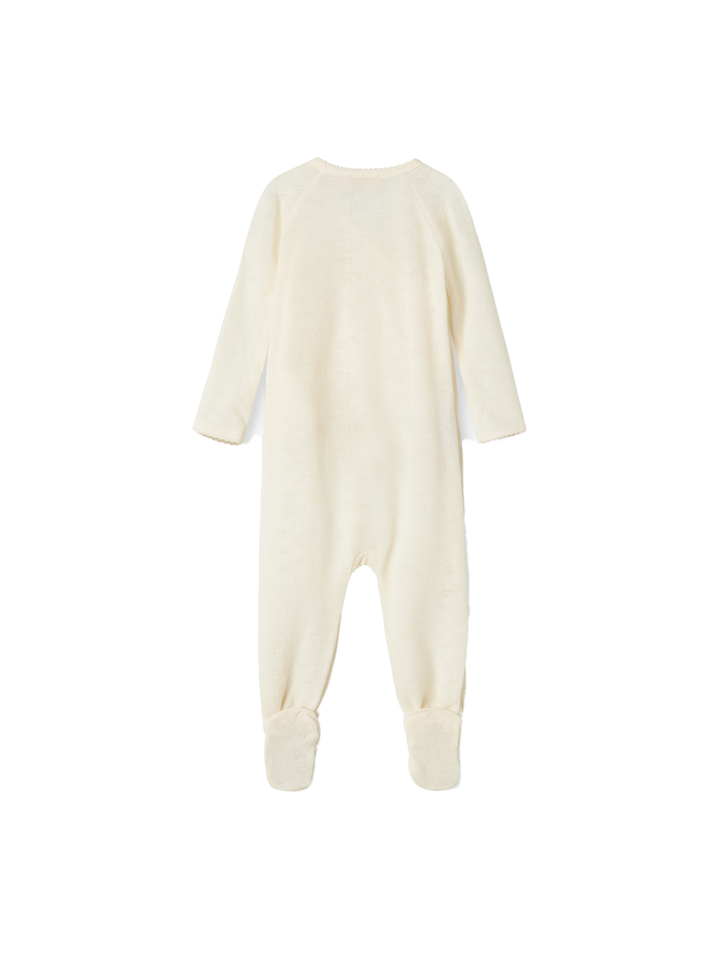 Śpioszki niemowlęce merino Rubetta Pointelle MarMar Copenhagen BEBE Concept 