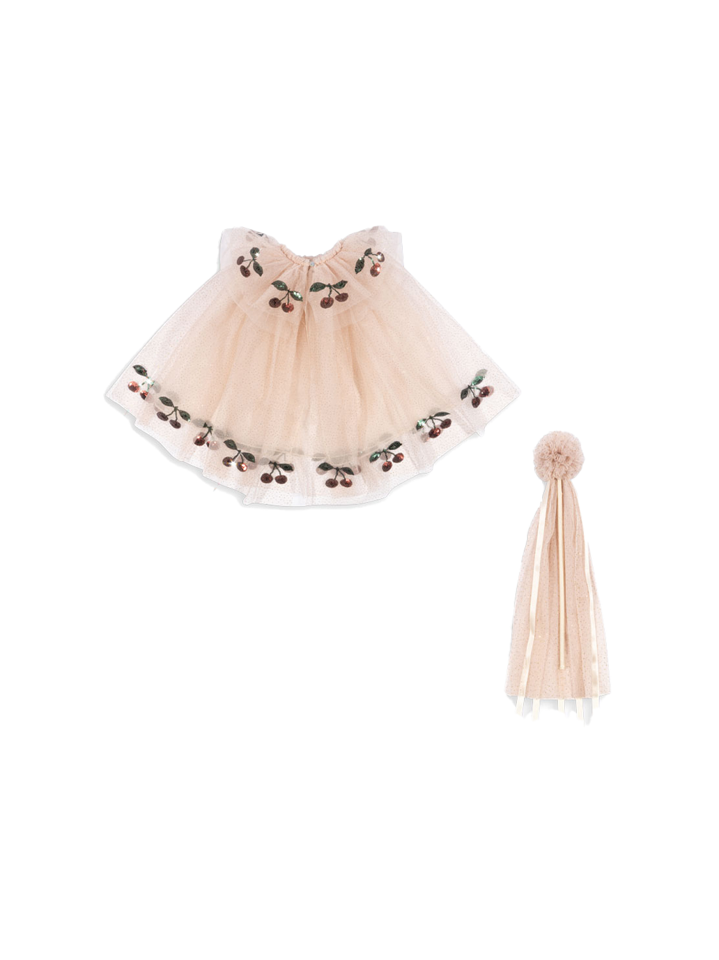 Przebranie z peleryną Princess Sequin Cape Konges Slojd BEBE Concept 