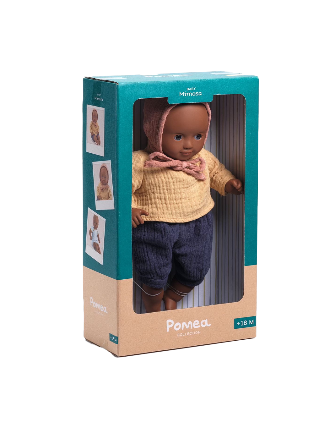 Lalka z ruchomymi powiekami Baby Pomea Djeco BEBE Concept 