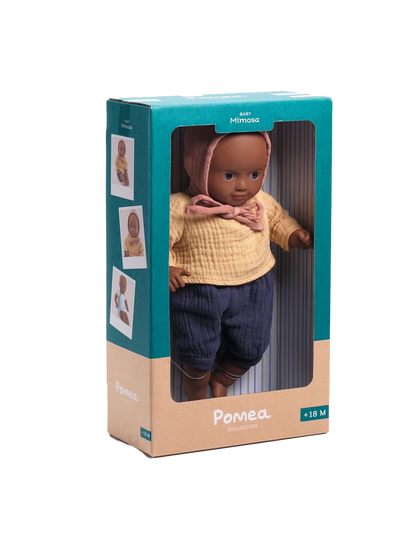 Lalka z ruchomymi powiekami Baby Pomea Djeco BEBE Concept 