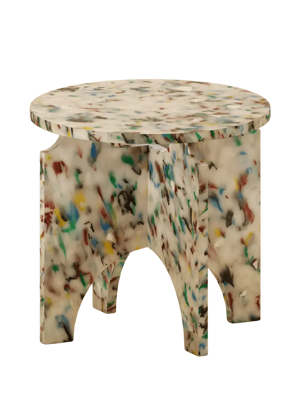 Stołek z eko tworzywa Round Stool Medium M1N2 Minimono BEBE Concept 