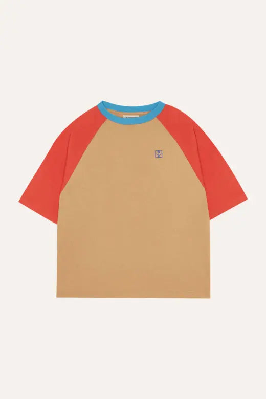 Color Block Red Tshirt The Campamento BEBE Concept 