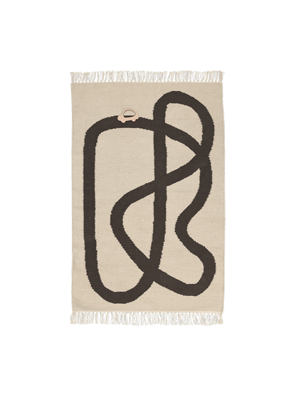 Dywan z motywem drogi Lane Rug Ferm Living BEBE Concept 