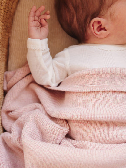 kocyk merino Felix Hvid BEBE Concept 