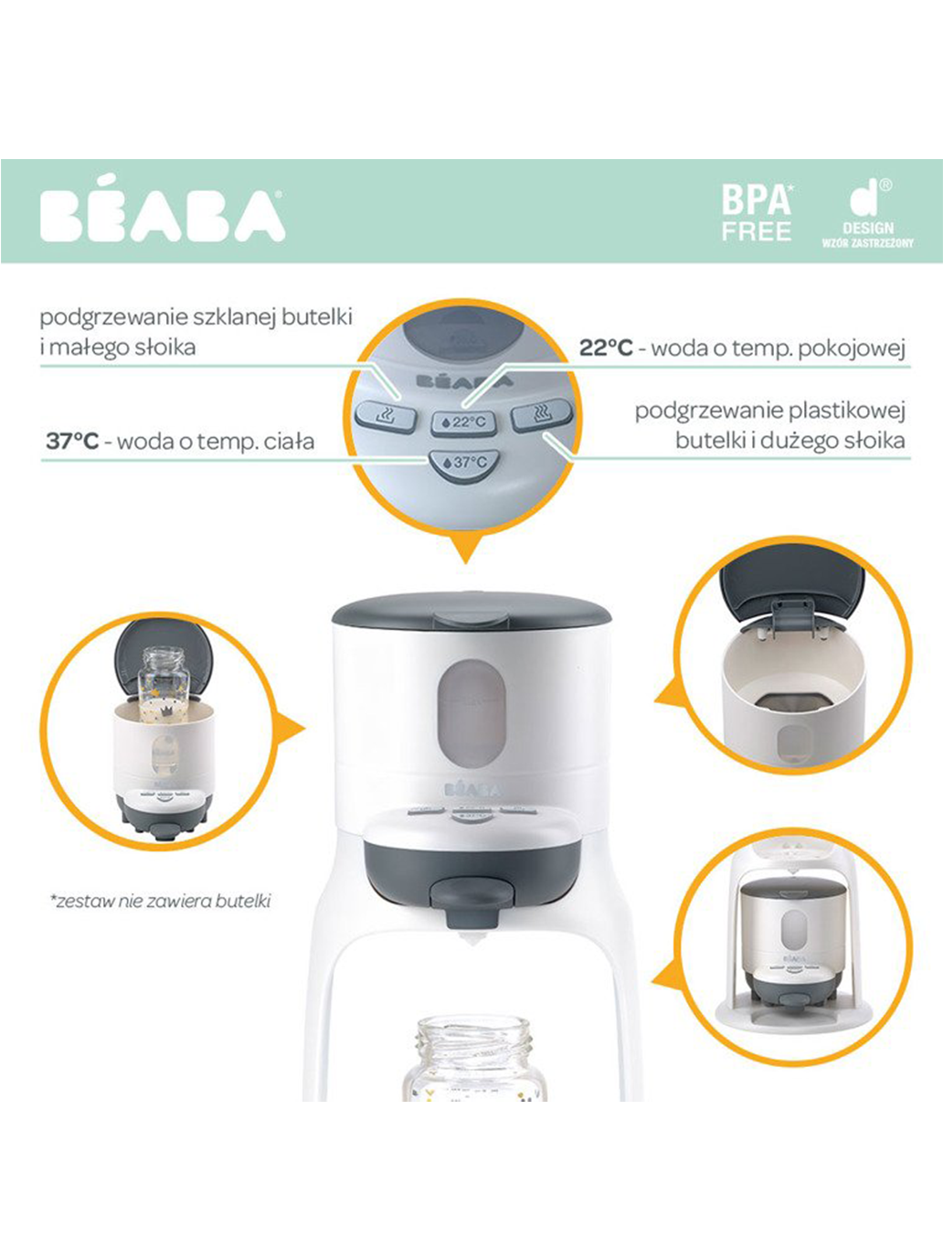 Ekspres do mleka 2w1 Bib’expresso Beaba BEBE Concept 