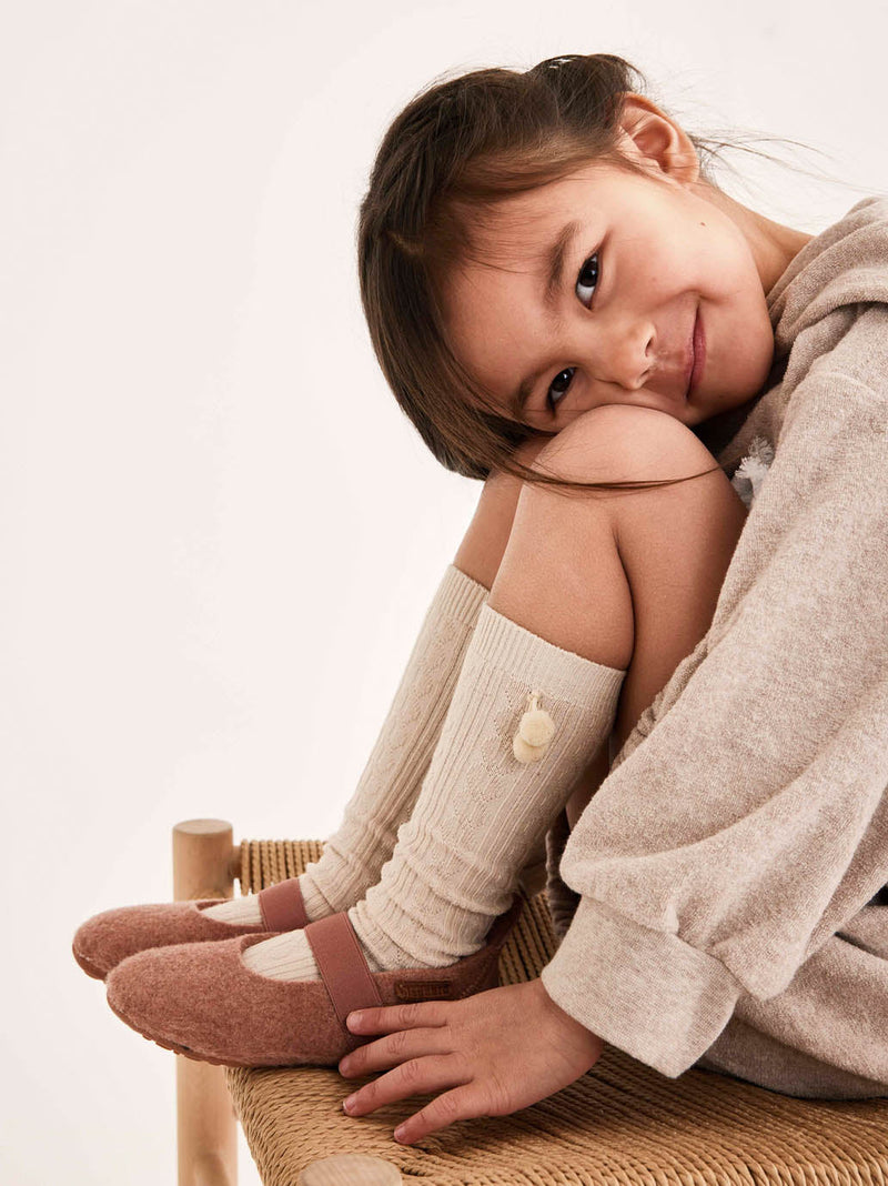 Wełniane kapcie baletki Bisgaard BEBE Concept 