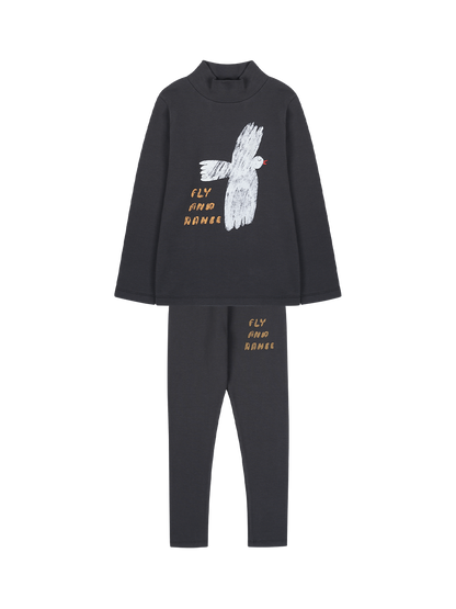 Bird Fleece Set Jelly Mallow BEBE Concept 