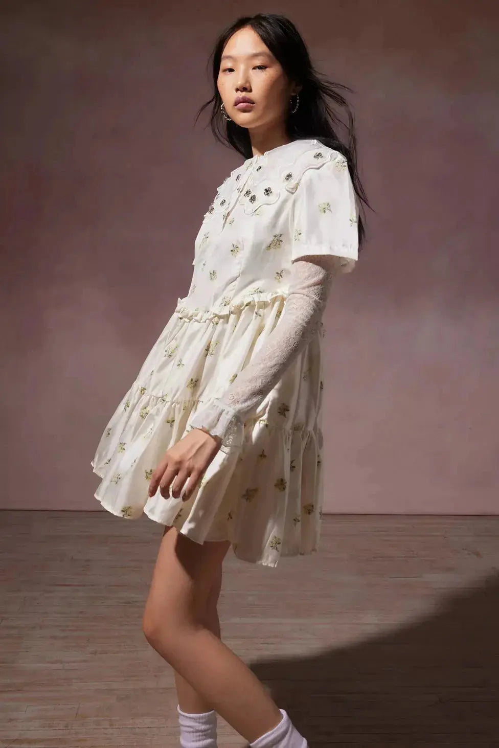 OUTLET Sukienka Mini Ditsy Pick Floral XS bébé concept BEBE Concept 