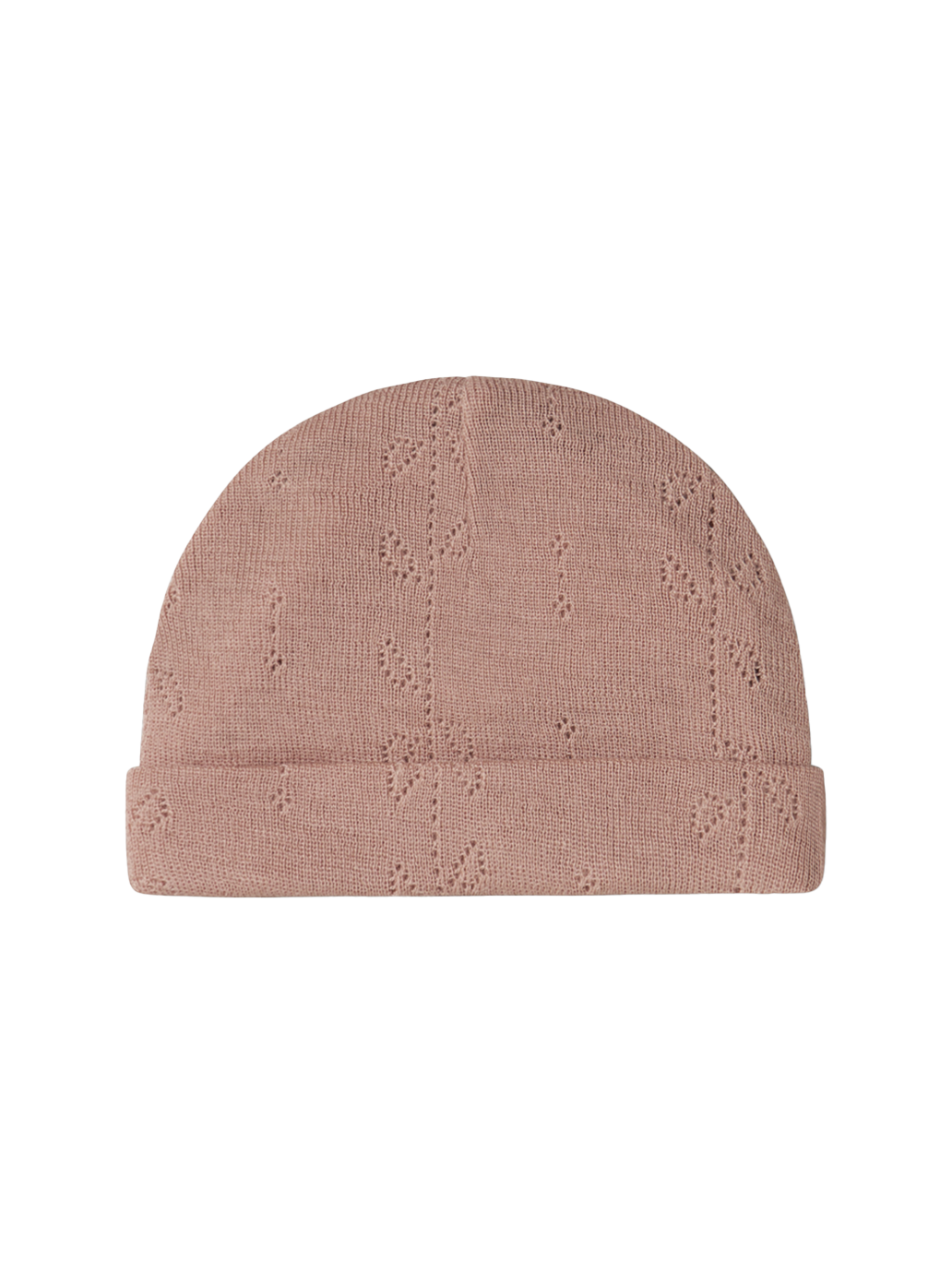 Czapeczka niemowlęca z merino Aiko Pointelle MarMar Copenhagen BEBE Concept 