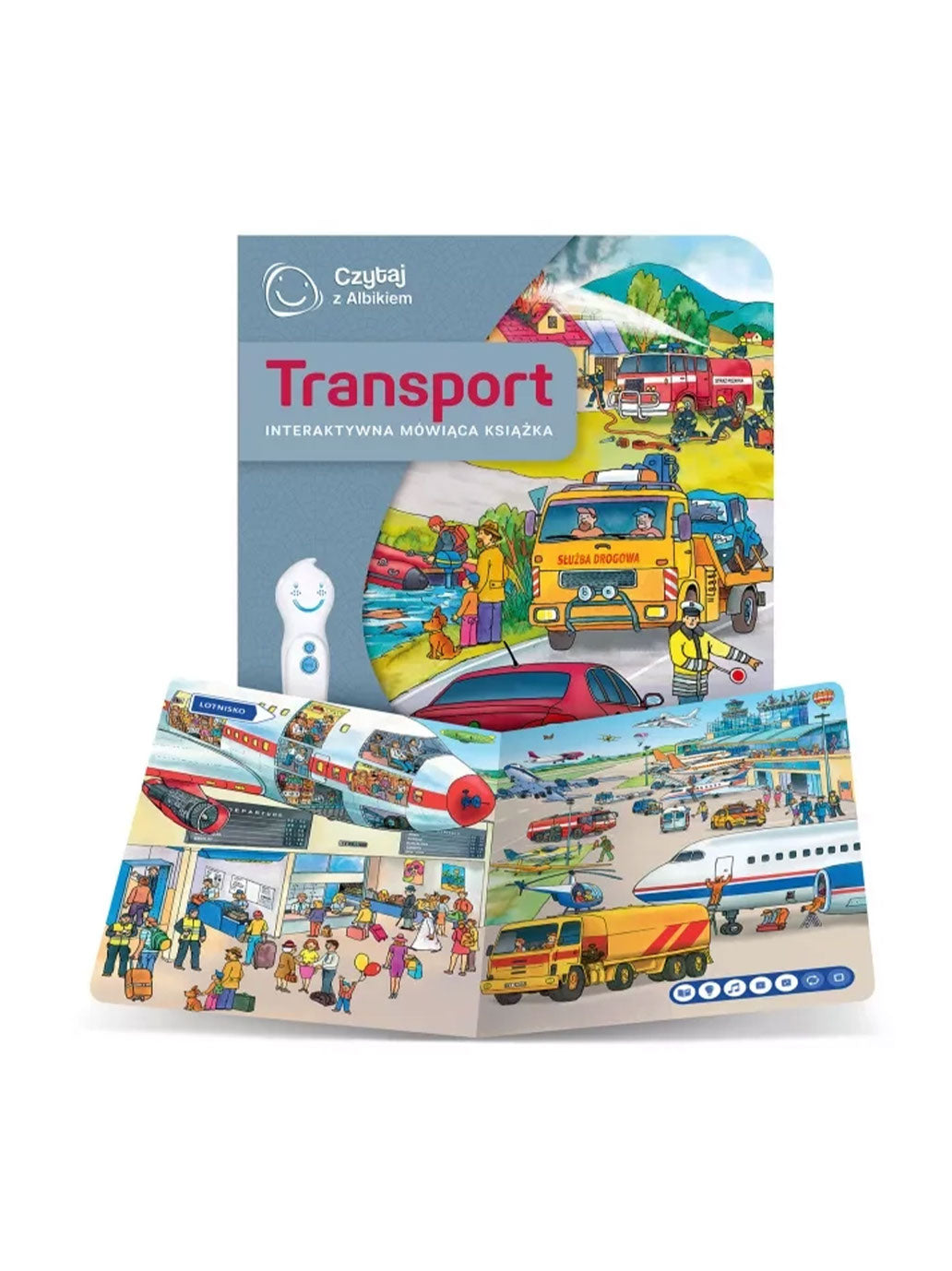 Transport. Książka interaktywna Albi BEBE Concept 