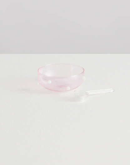 Sosjerka z łyżeczką Mignonette Sauce Set Maison Balzac BEBE Concept 