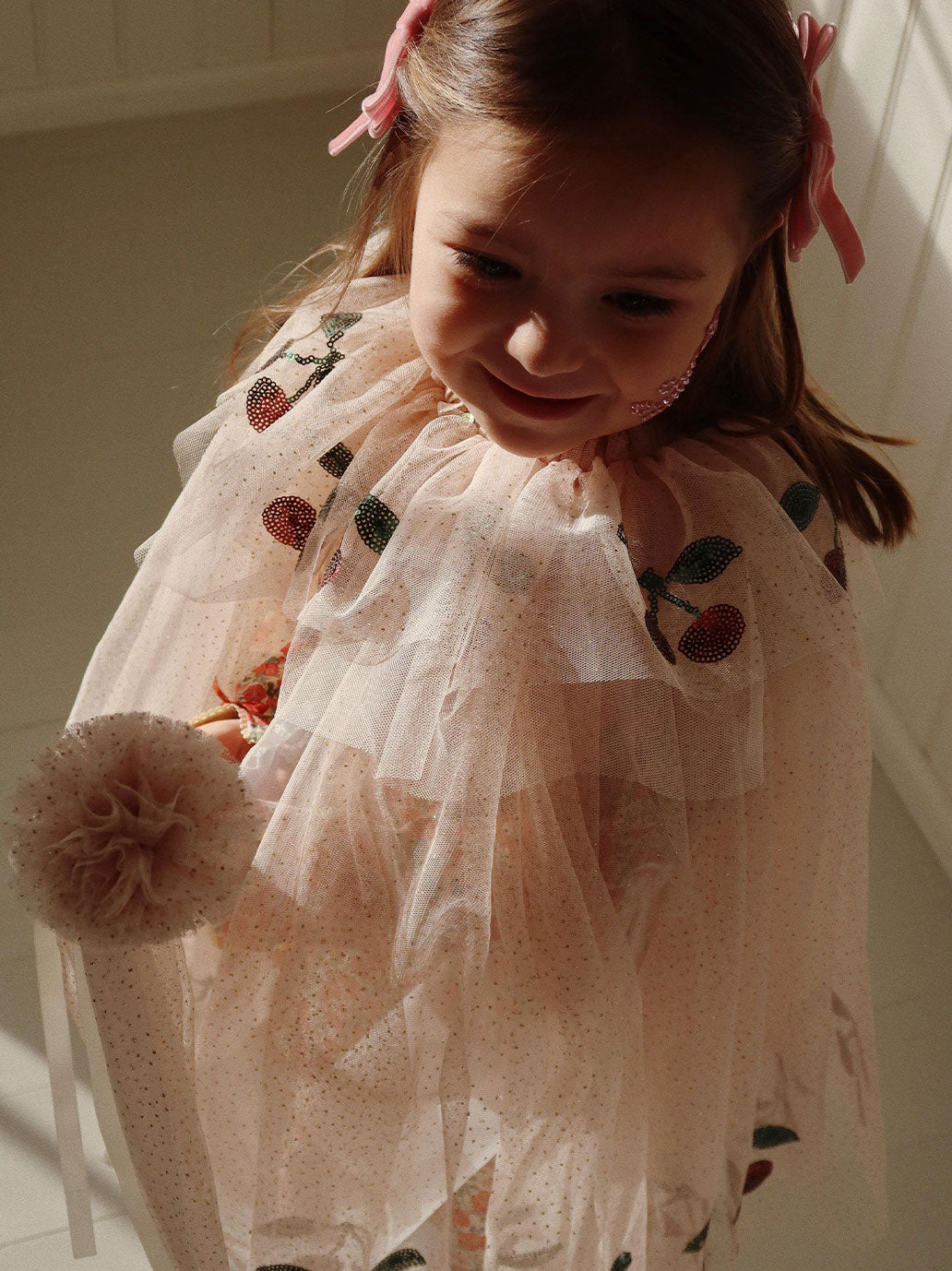 Przebranie z peleryną Princess Sequin Cape Konges Slojd BEBE Concept 