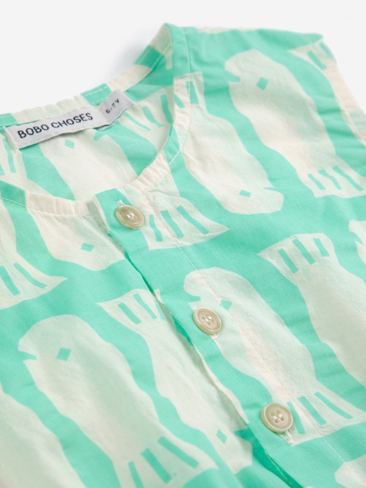 Sukienka Lucky Fish all over sleeveless Bobo Choses BEBE Concept 