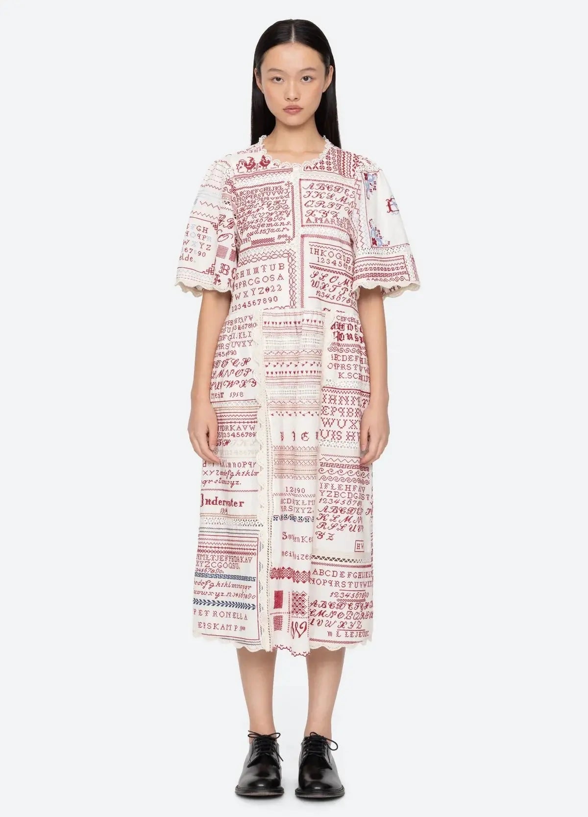 Kit embroidery midi dress SEA New York BEBE Concept 