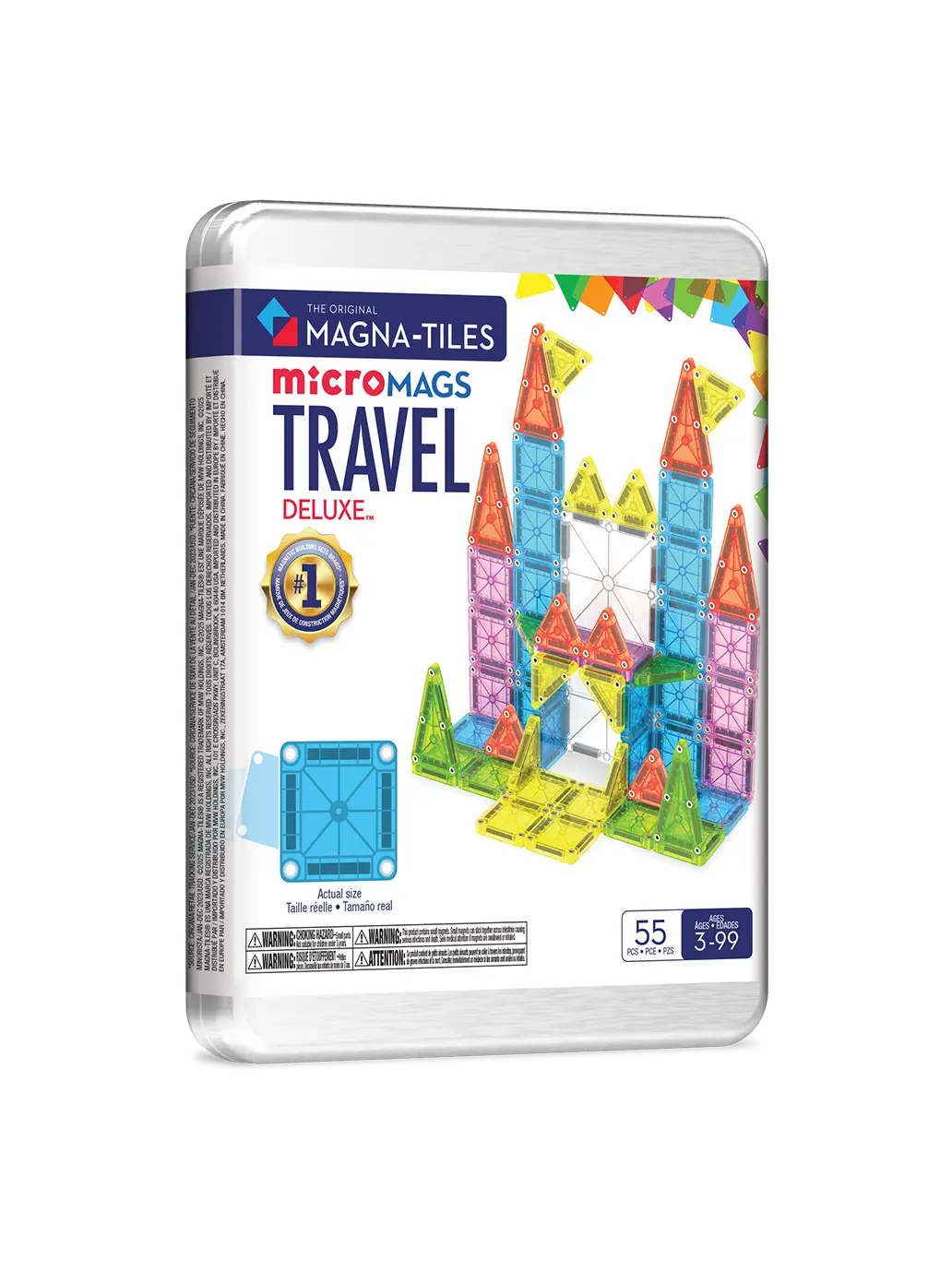 Klocki magnetyczne Travel microMAGS Magna-Tiles BEBE Concept 