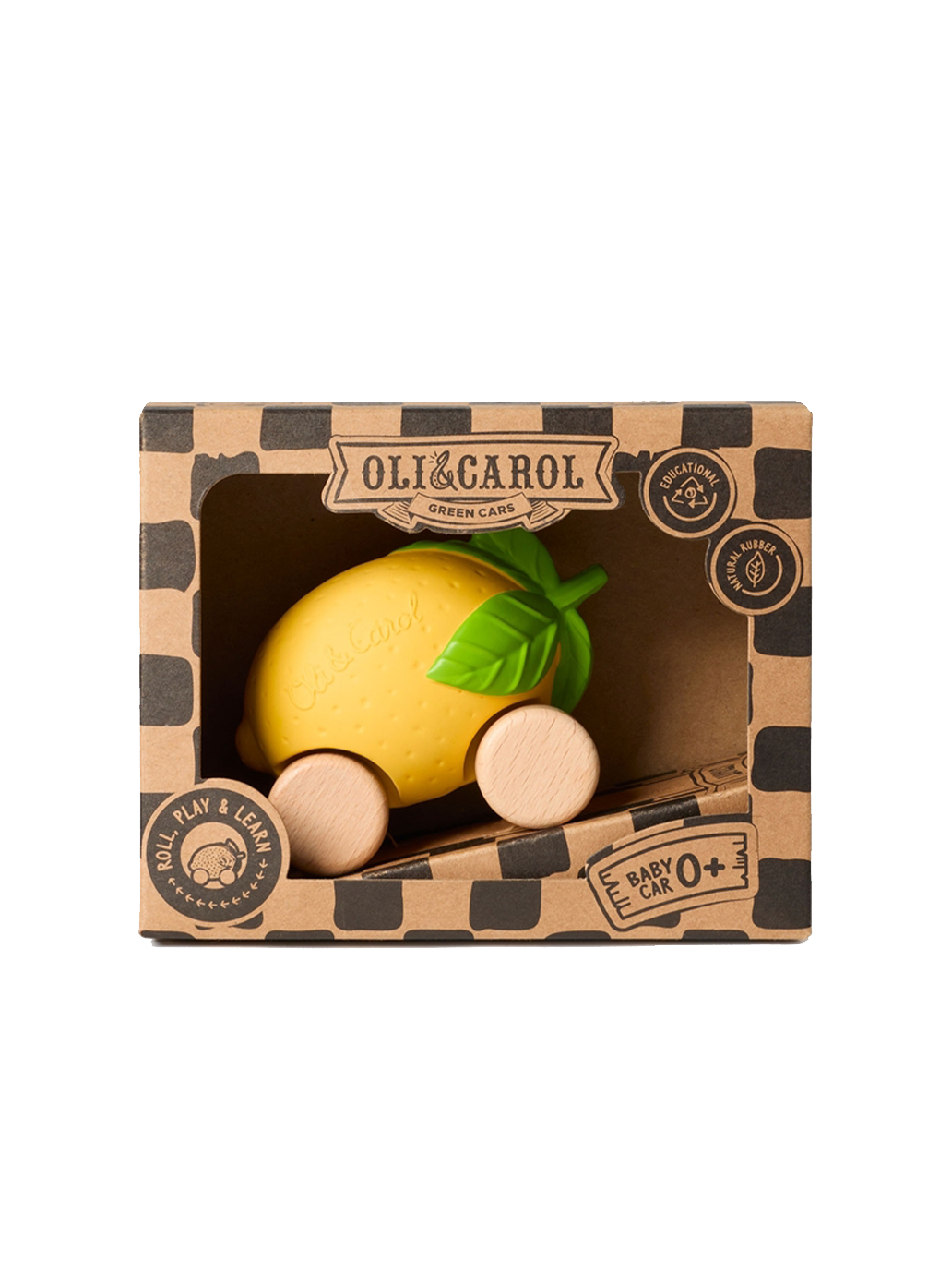 Pierwszy samochodzik z kauczuku Oli & Carol BEBE Concept 