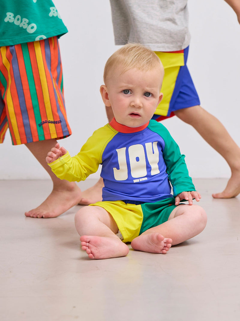 Koszulka kąpielowa Joy color block swim T-shirt Baby Bobo Choses BEBE Concept 