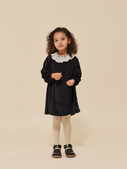 Aksamitna sukienka Venola Dress Konges Slojd BEBE Concept 