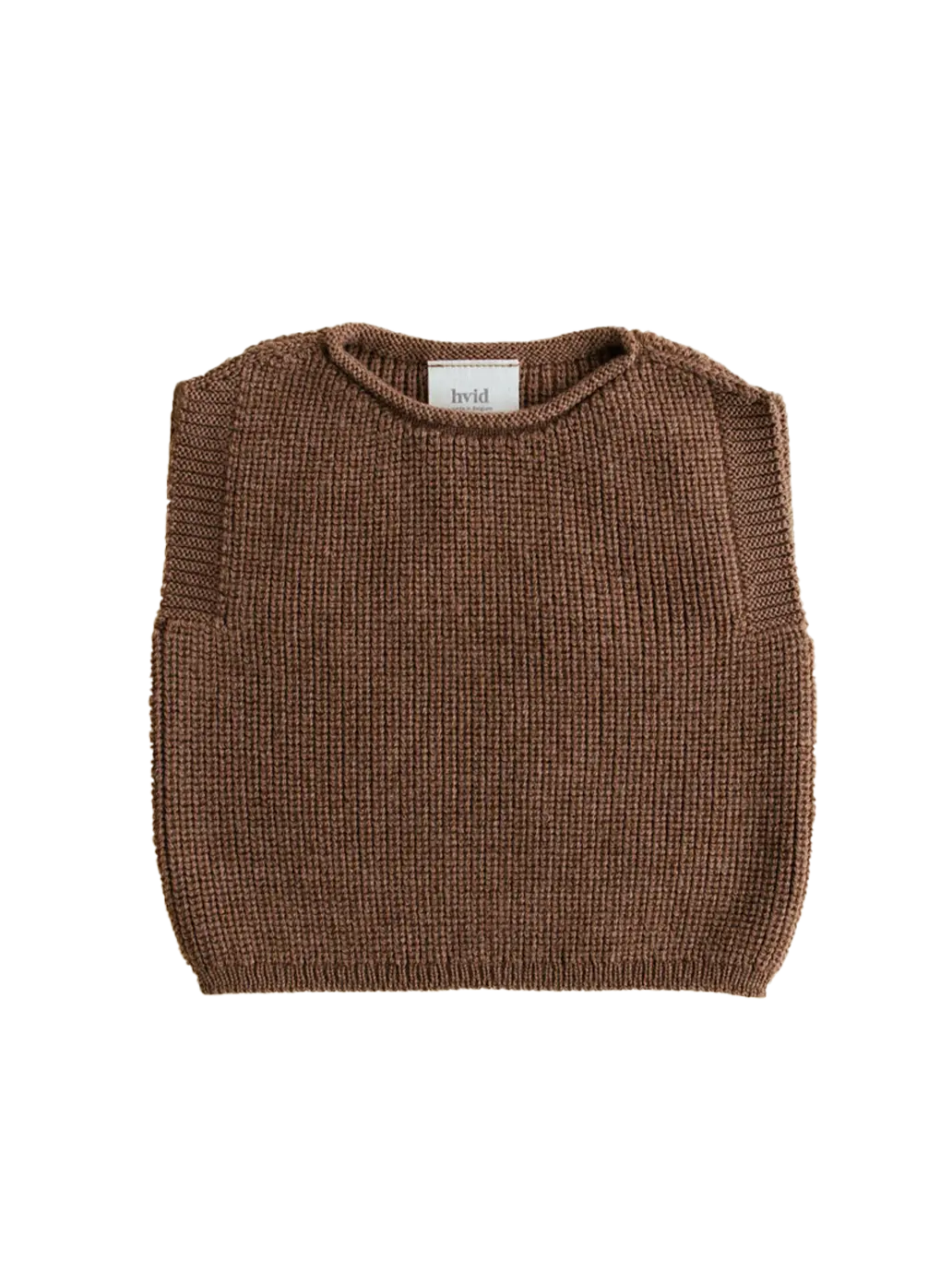 Kamizelka merino dla niemowląt Harvey vest Hvid BEBE Concept 