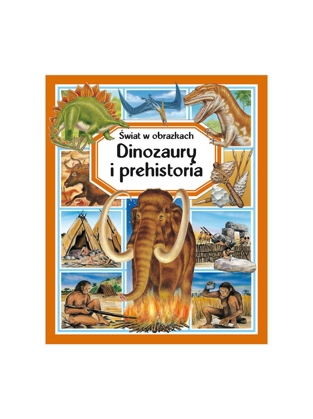Świat w obrazkach. Dinozaury i prehistoria Wydawnictwo Olesiejuk BEBE Concept 