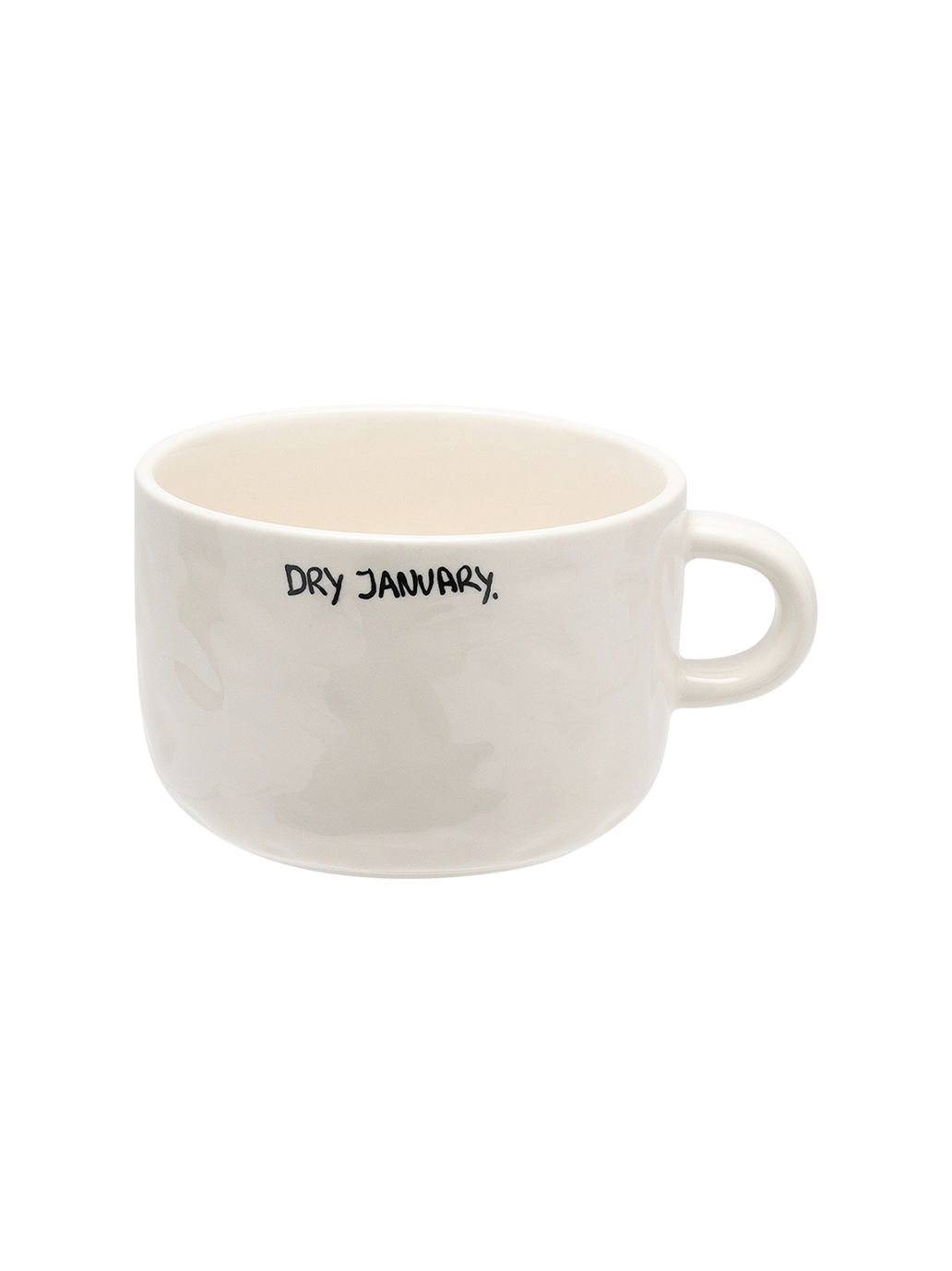 Ceramiczny kubek do cappuccino Dry January Anna + Nina BEBE Concept 