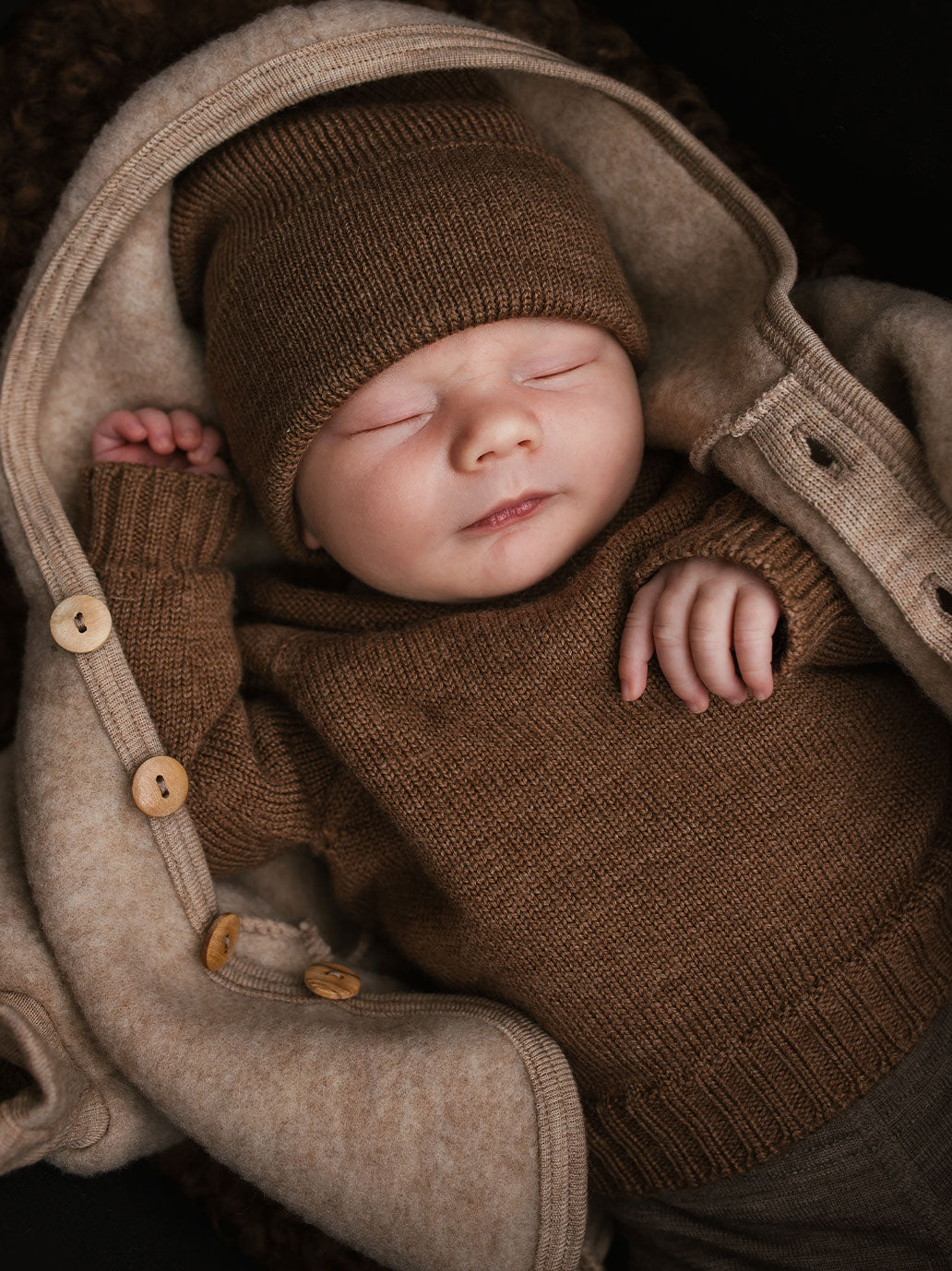 Bezszwowy sweterek z wełny merino Georgette Hvid BEBE Concept 