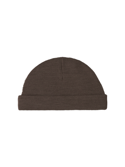 Czapeczka niemowlęca z merino Aiko Rib MarMar Copenhagen BEBE Concept 