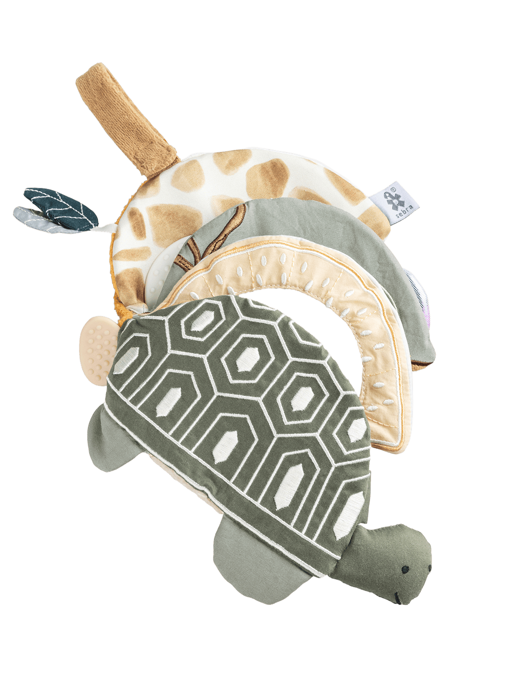 Sensoryczna książeczka Turbo Turtle Sebra BEBE Concept 